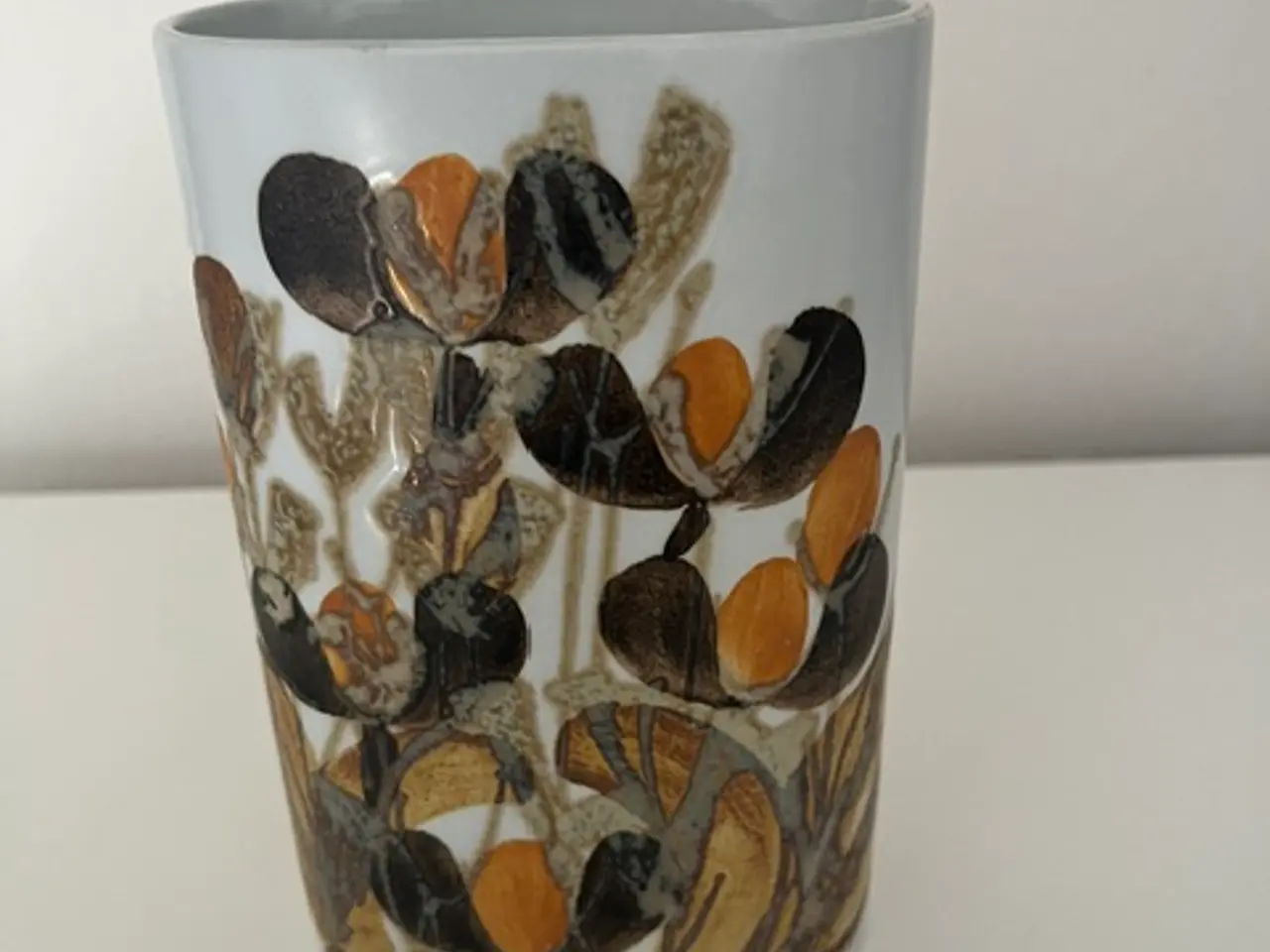 Billede 2 - Royal Copenhagen Siena vase – Ellen Malmer 1.sort.