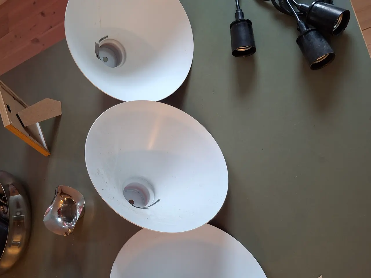 Billede 3 - Pendler, røde, 3 stk, god stand