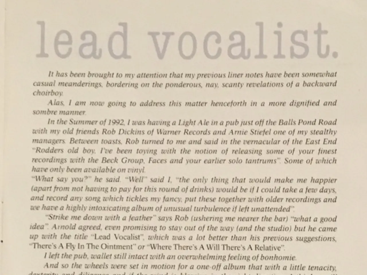 Billede 8 - Rod Stewart – Lead Vocalist – CD