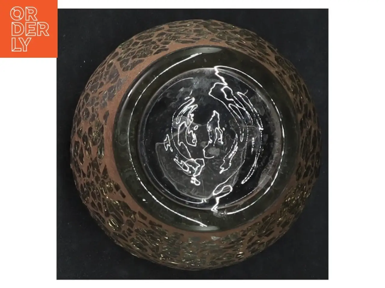 Billede 2 - Dekorativ Lisbeth Dahl glasmosaik vase lysestage (str. H. 8 cm ø. 7,5 cm)