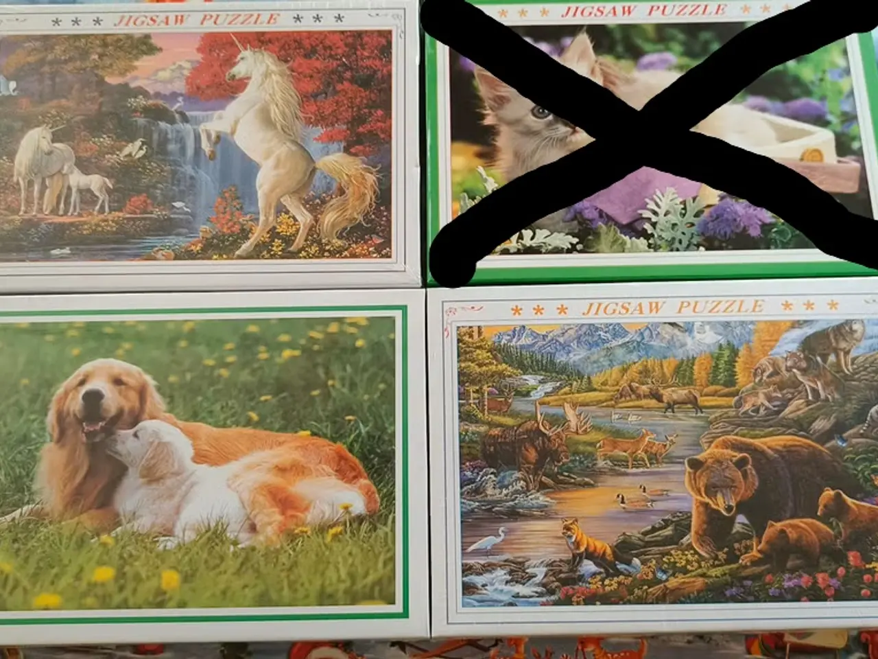 Billede 1 - 3 puslespil på 1000 brikker
