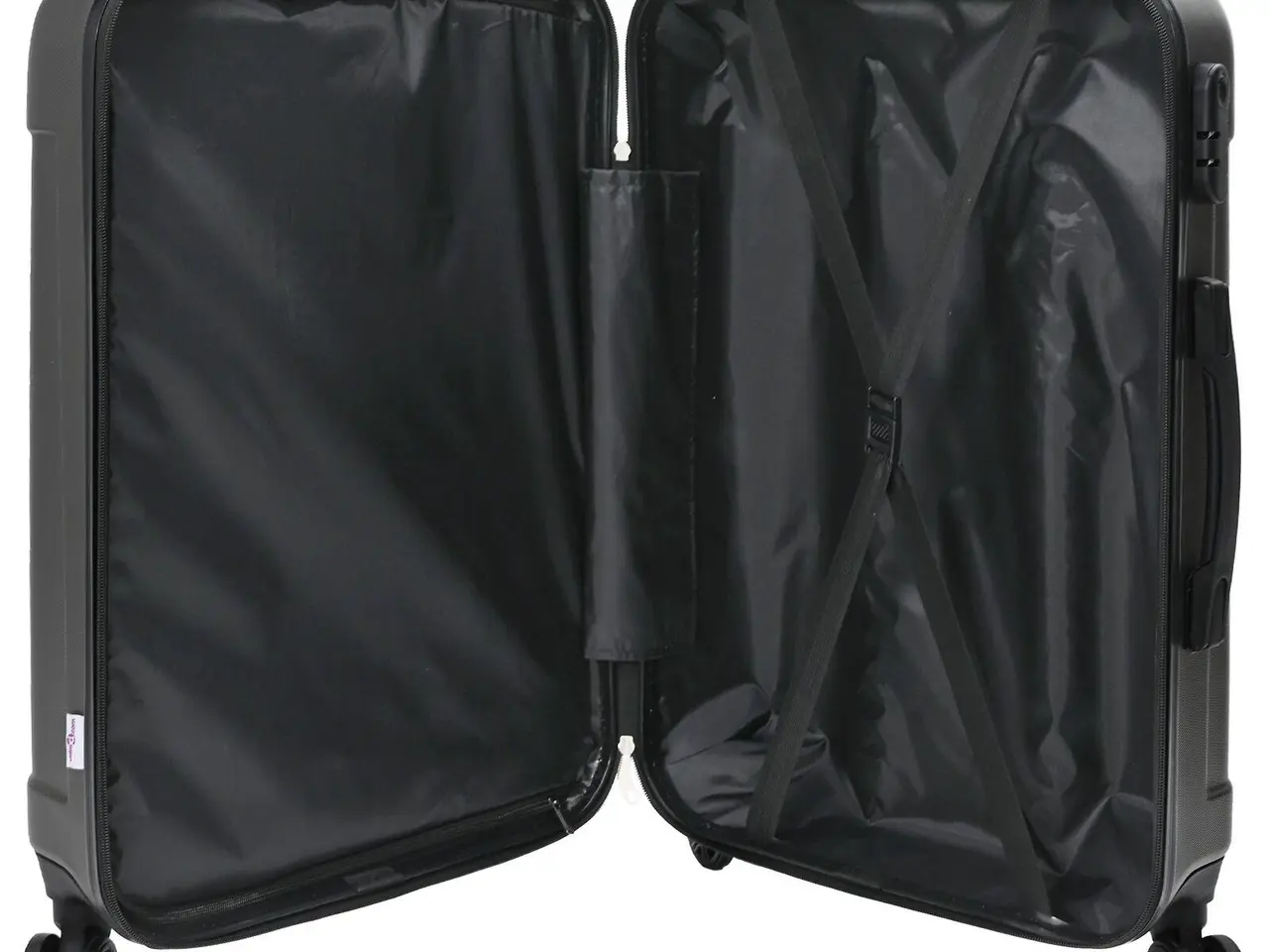 Billede 1 - Kuffert sæt 3 stk Mørkegrå 50 x 31 x 78 cm ABS plastik, stål