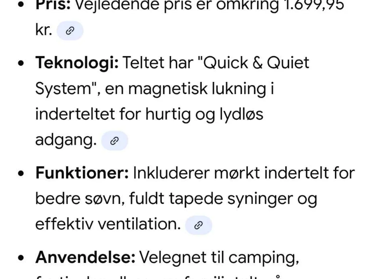 Billede 3 - 3 personers telt, OUTWELL Cloud 3