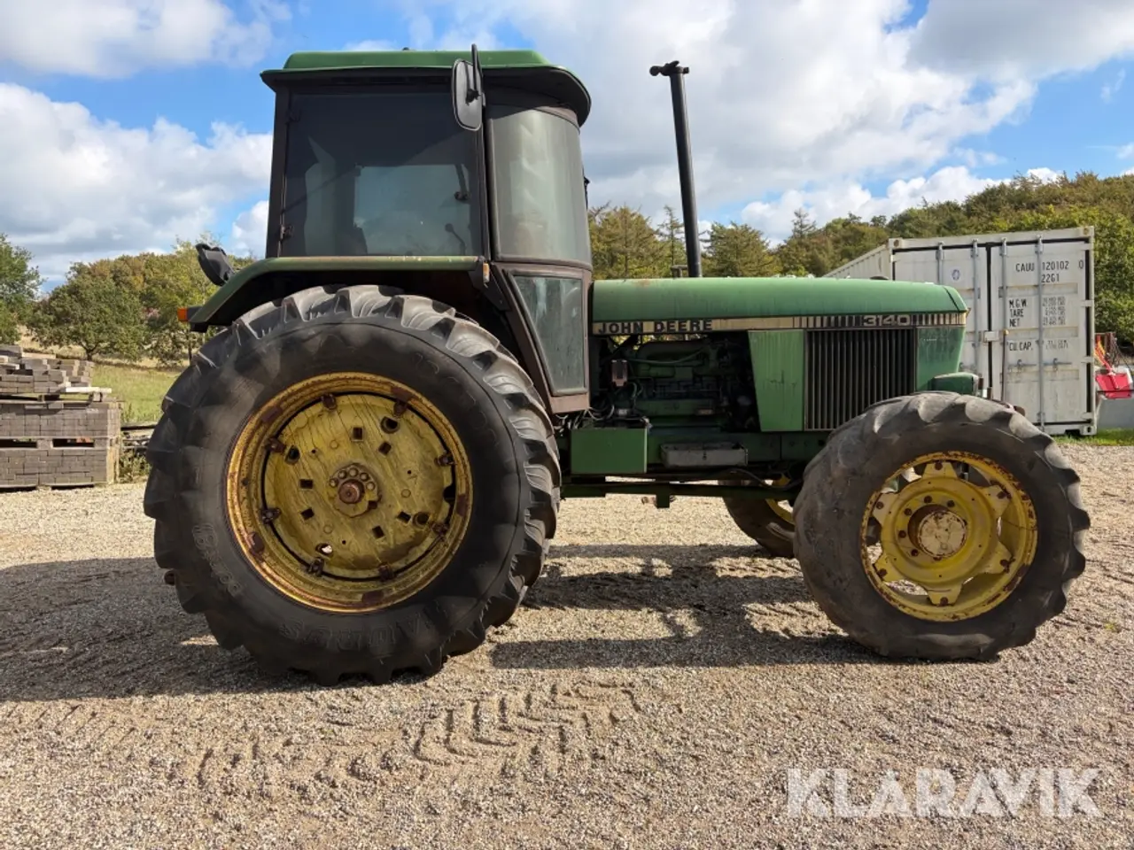 Billede 6 - Traktor John Deere 3140 med tvillingehjul