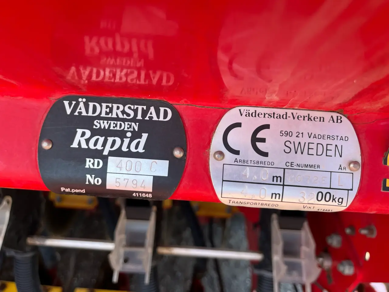 Billede 4 - Vaderstad Rapid 4 meter Combi.