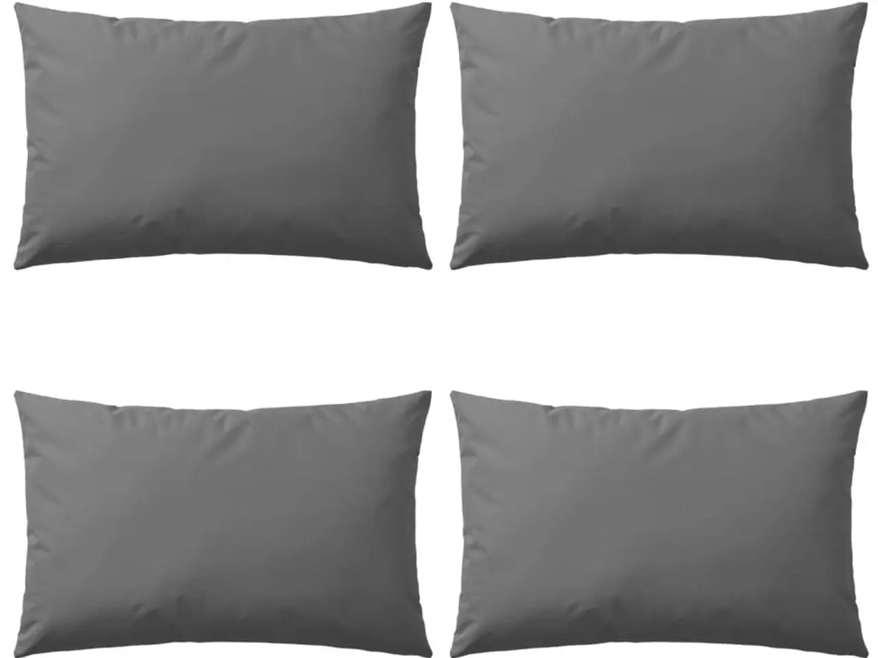 Billede 1 - Udendørspuder 4 stk. - 60 × 40 cm, grå pyntepuder