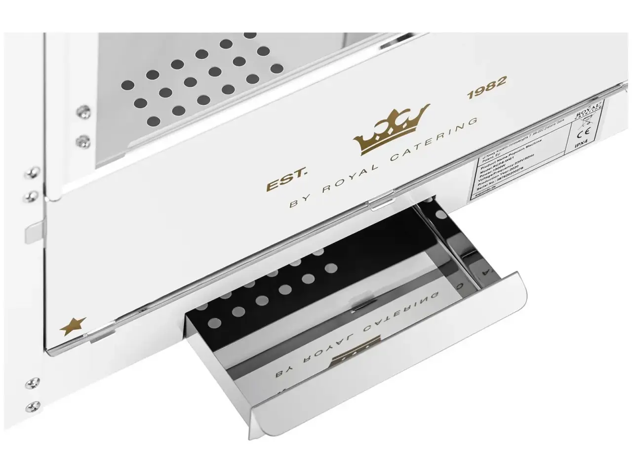Billede 7 - Popcornmaskine 88 L – 1600 W – hvid og guld
