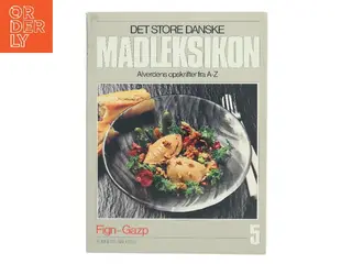 Det store danske madleksikon. Bind 5: Fign–Gazp af Bonniers Bibliotek (Bog)