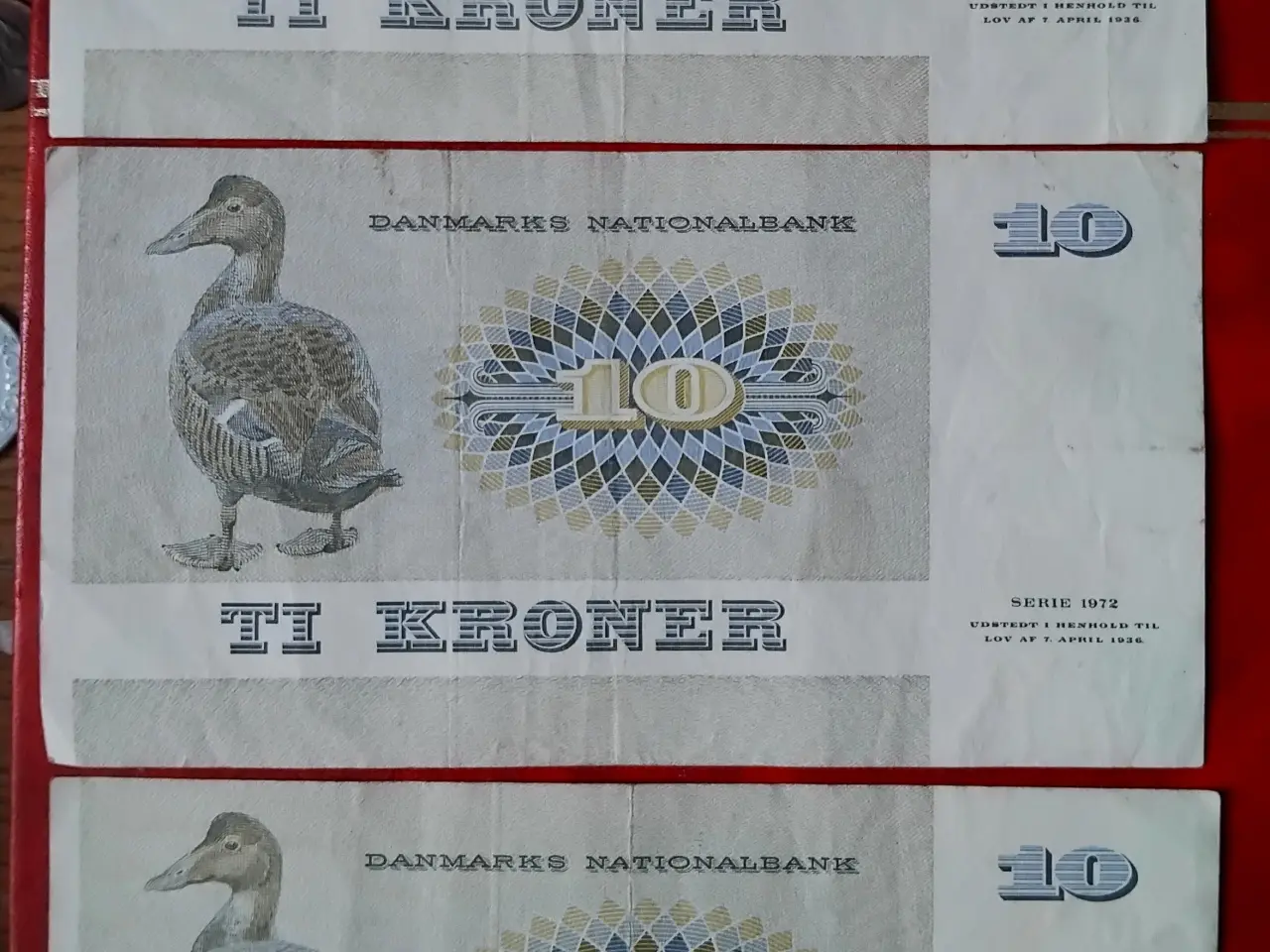Billede 2 - 3 x 10 KRONE 1977 Cathrine Sophie Kirchhoff