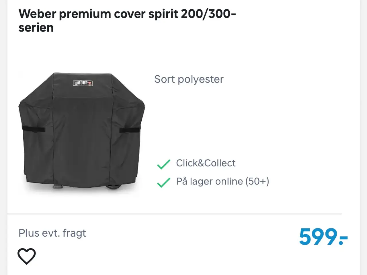 Billede 1 - Cover til Weber Gasgrill Q2800