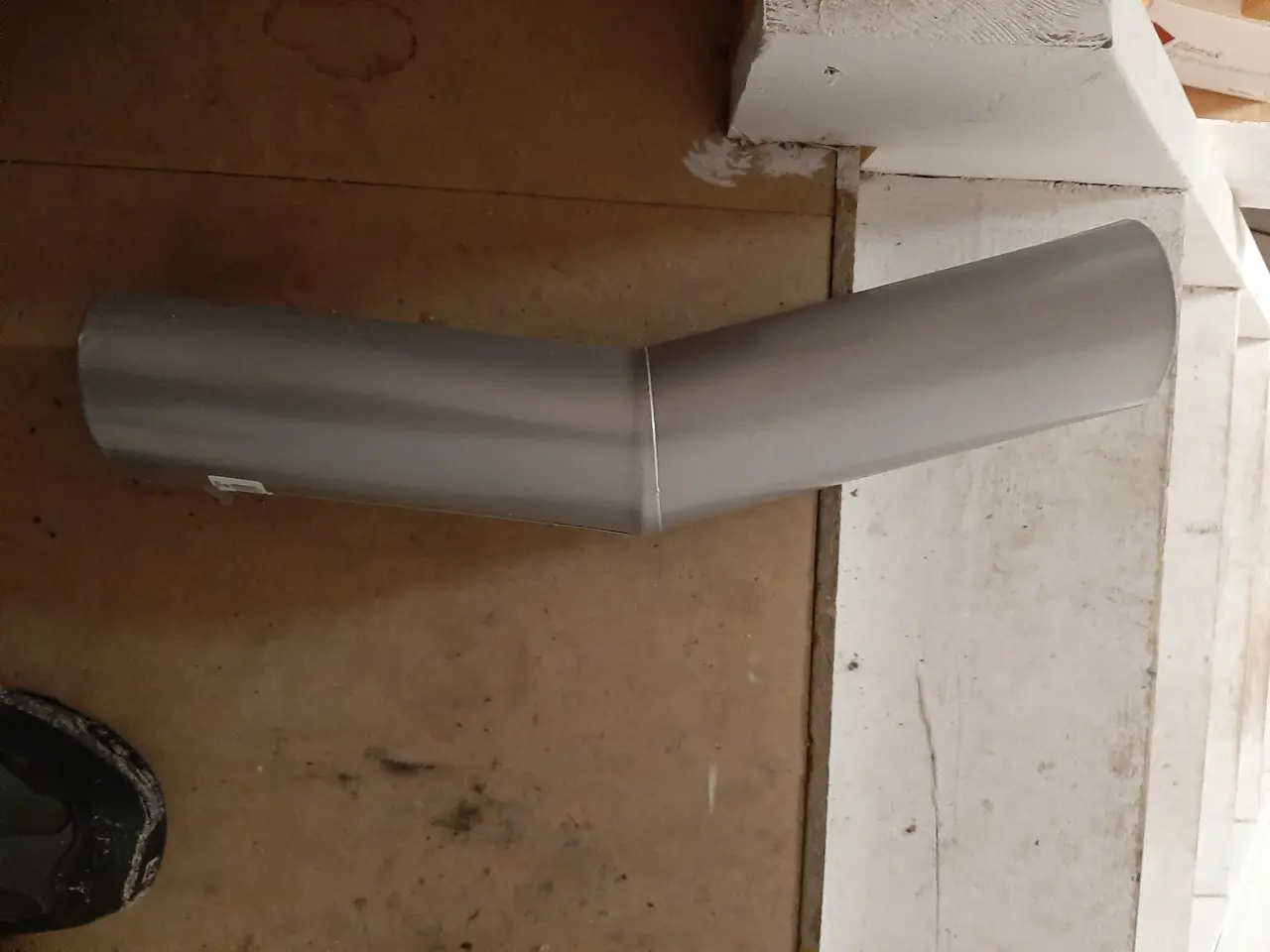 Billede 1 - Skydestik lindab 75mm stålmetalik