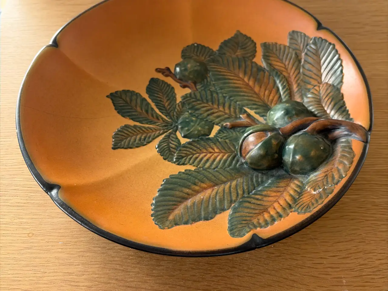 Billede 1 - Ipsen Kastanie dekoreret fad 29 cm.
