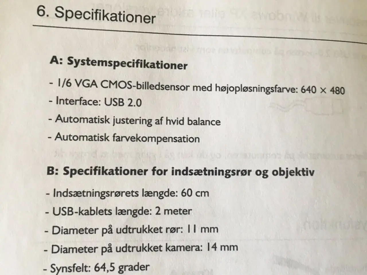 Billede 2 - USB Endoskop