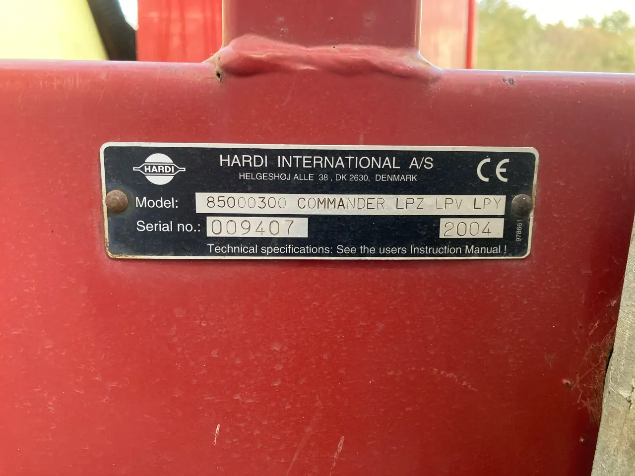 Billede 7 - Hardi sprøjte, 20 m, 2800 liter