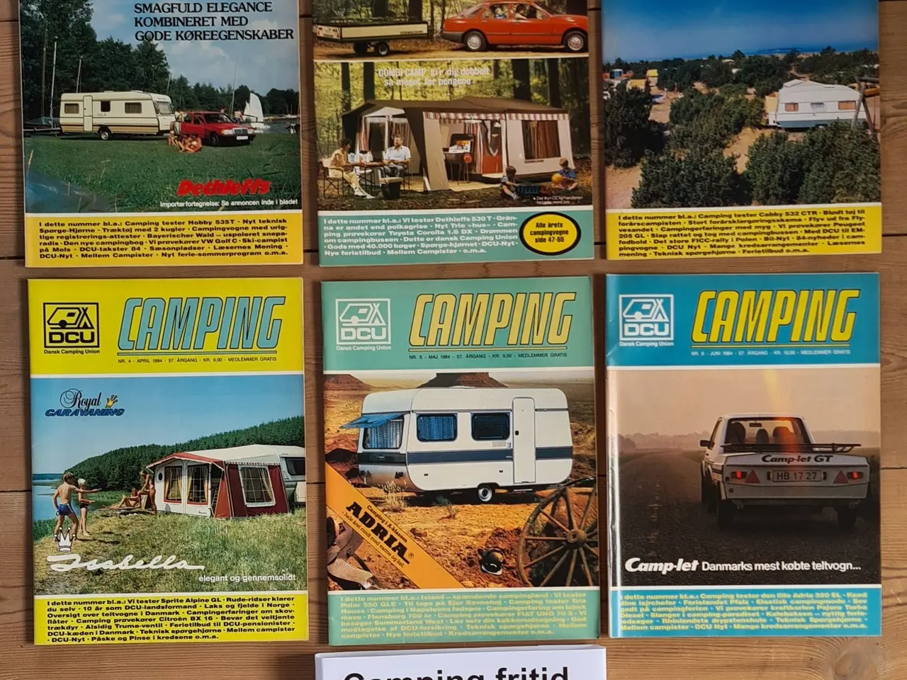 Billede 1 - Camping Fritid 1984 12 blade