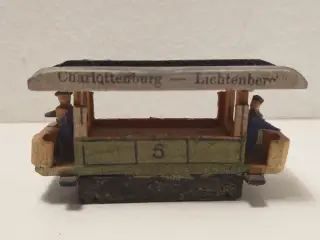 Erzgebirge:Sporvogn m. 2 personer. Ca.1920