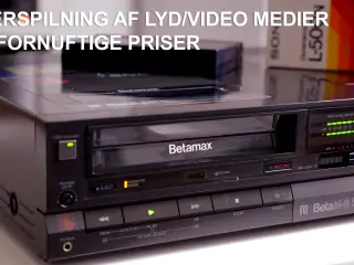 Overspilning af lyd/video medier!
