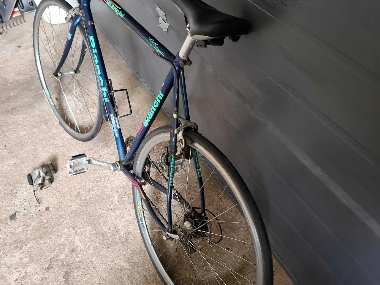 Billede 3 - Klassisk Bianchi racercykel – køre klar og inkl. k