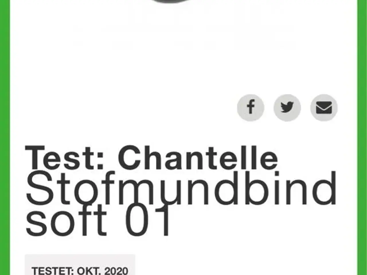 Billede 4 - Chantelle stofmundbind, Femilet