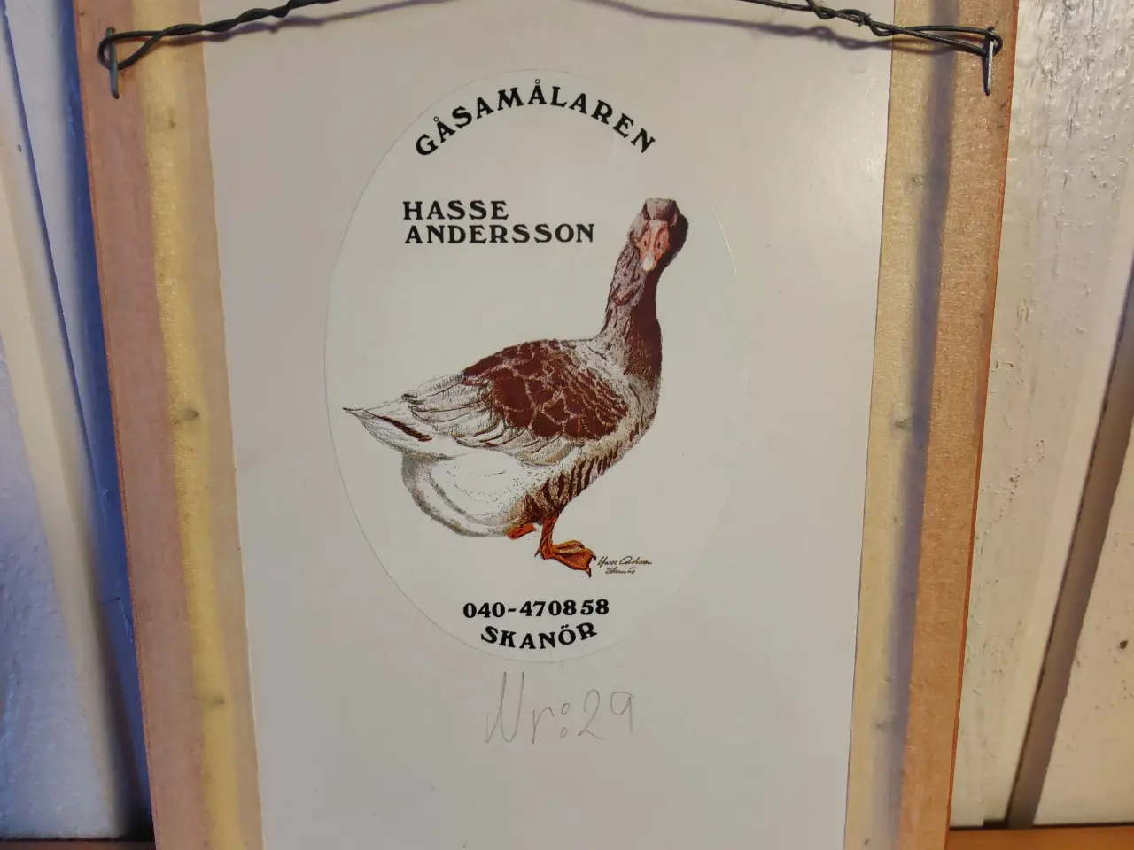 Billede 3 - Hasse Andersson "Gåsamålaren"
