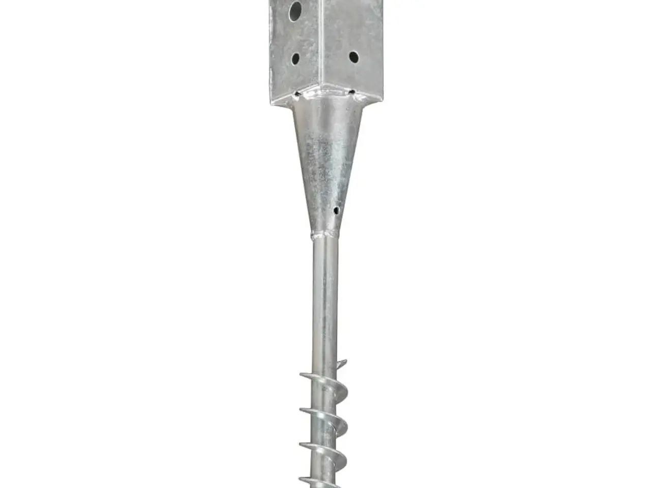 Billede 2 - Jordpløkker 6 stk. 7 x 7 x 56 cm - galvaniseret stål