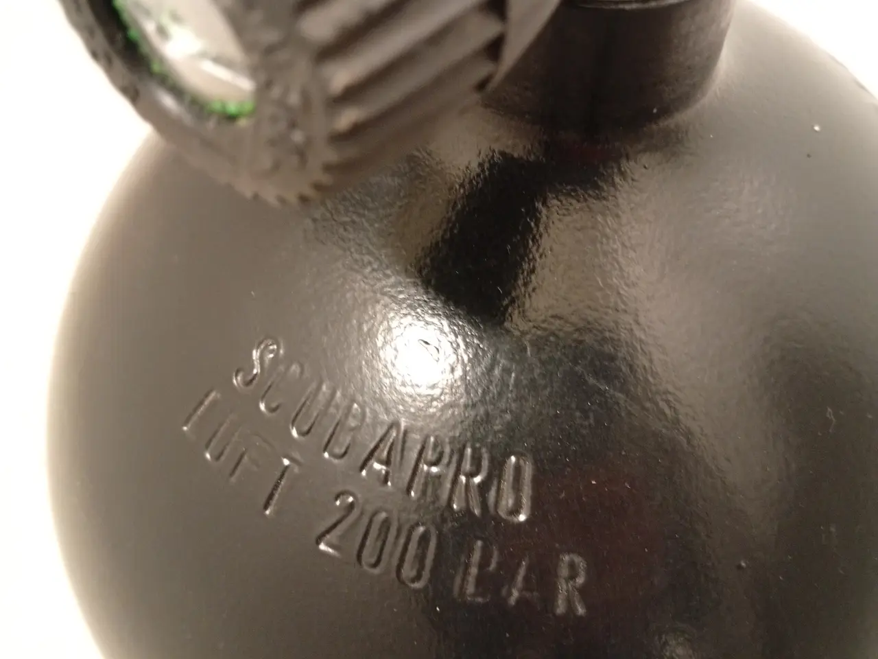 Billede 3 - 15L 200 bar stålflaske med ventil og fod