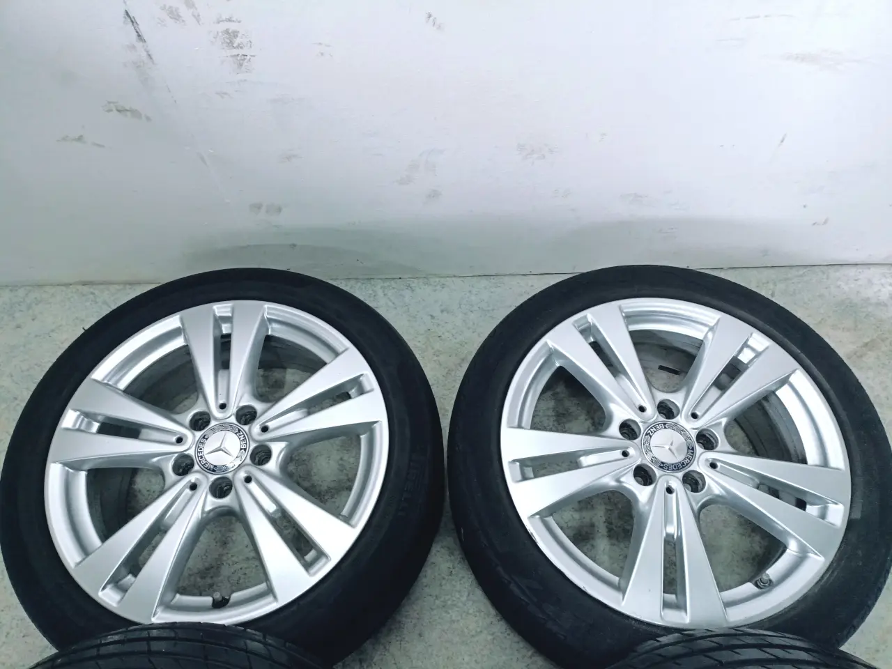 Billede 4 - 5x112 17" ET52,5 nav 66,6ø Mercedes fælge