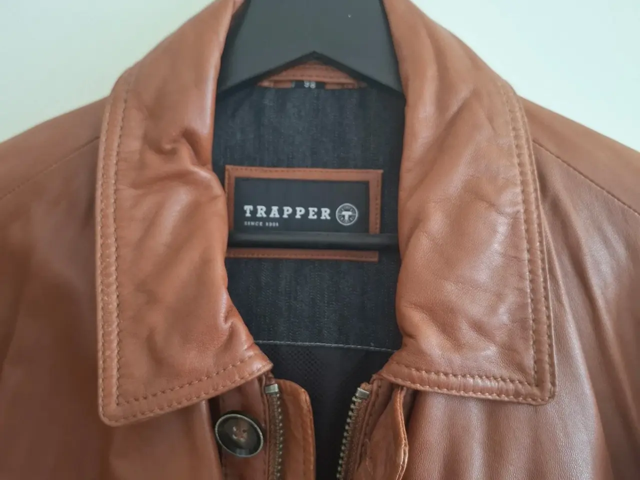 Billede 5 - Trapper læderjakke i ægte lammenappa