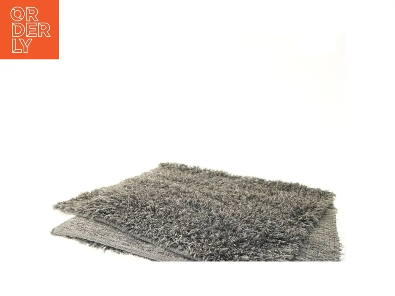 Billede 2 - Gråt kludetæppe (str. 137x65 cm)