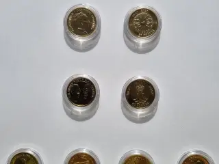 20 kr. Ucirkuleret erindringsmønter i kapsler