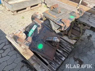 Adapterbeslag Beco - 2 styk