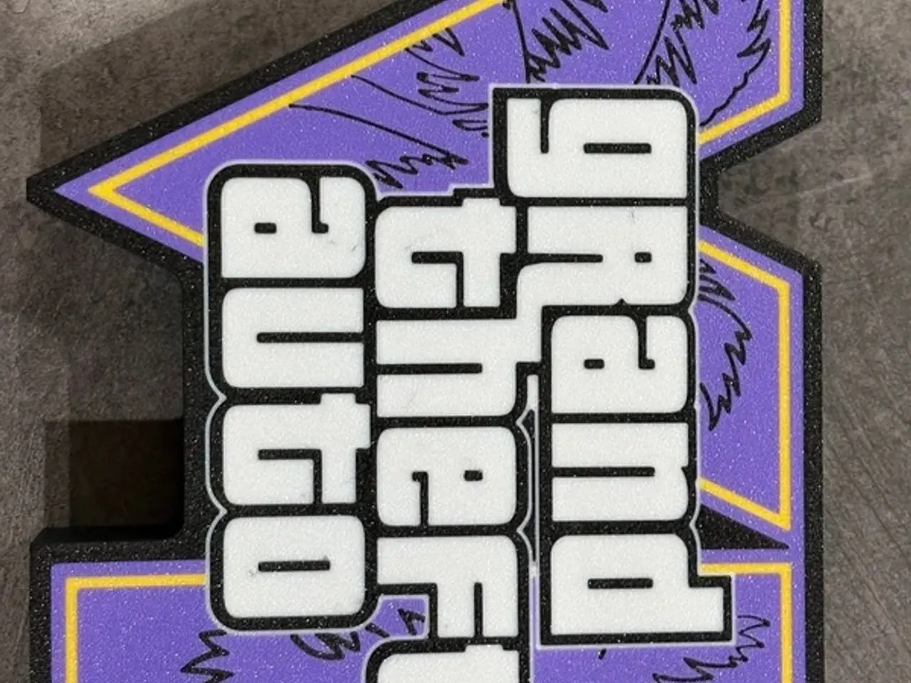 Billede 3 - GTA 6 LED skilt med RGBIC lys