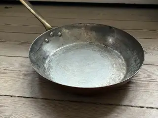 Kobber pande 22,5 cm i dia