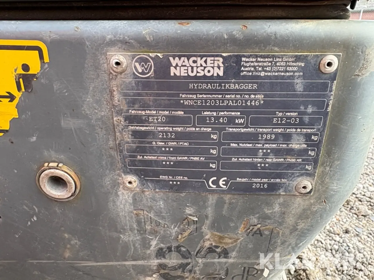 Billede 3 - Gravemaskine Wacker Neuson ET20