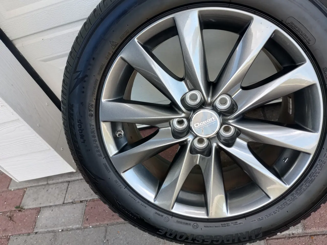 Billede 8 - Nye 17" alufælge 5x114,3 ink Bridgestone, TPMS