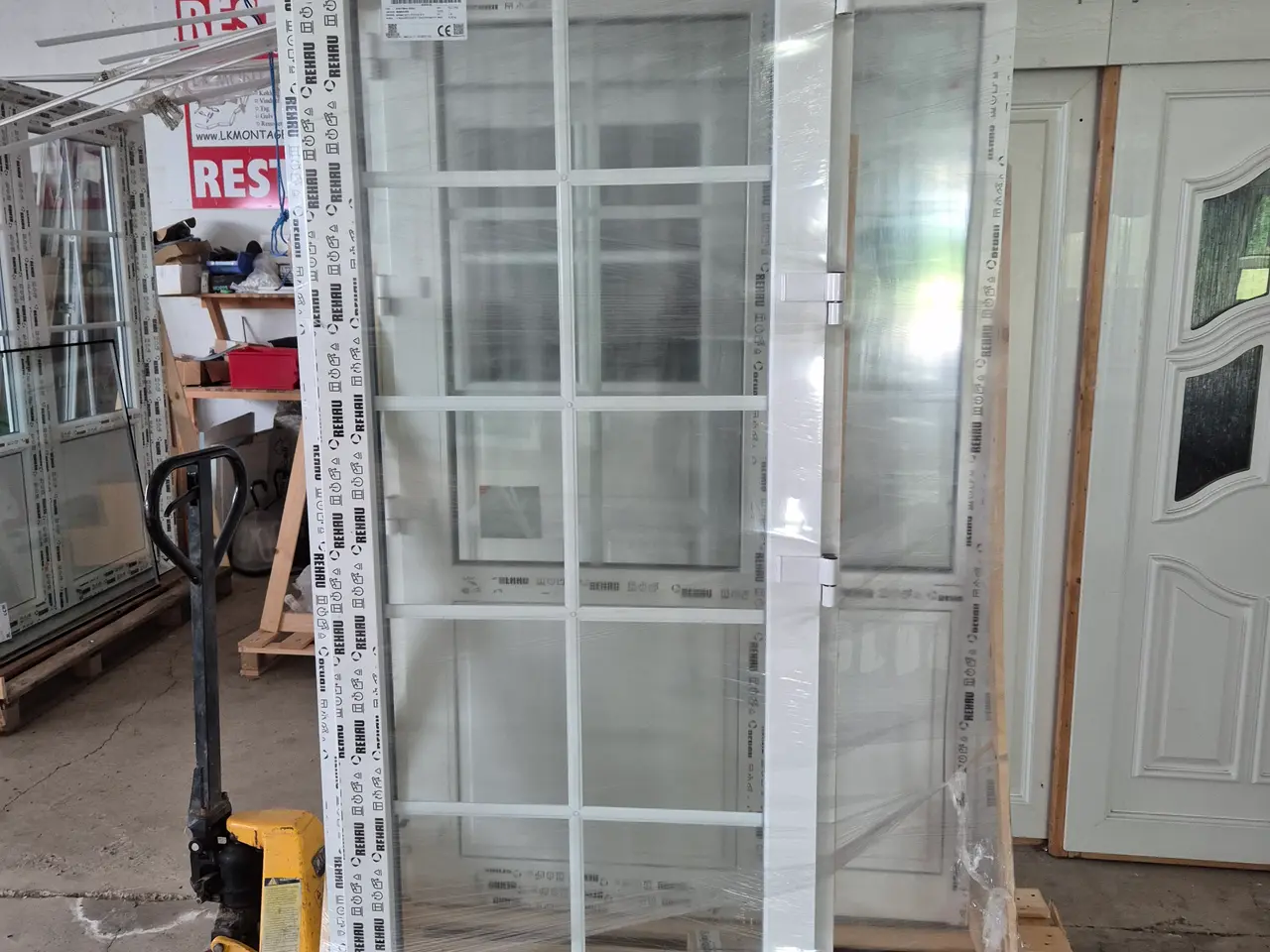 Billede 1 - Terrassedør ny 3 lags glas.