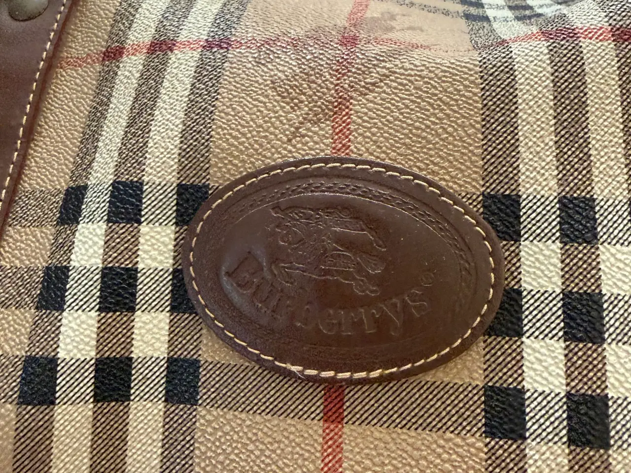 Billede 2 - Vintage Burberrys weekendtaske i klassisk check