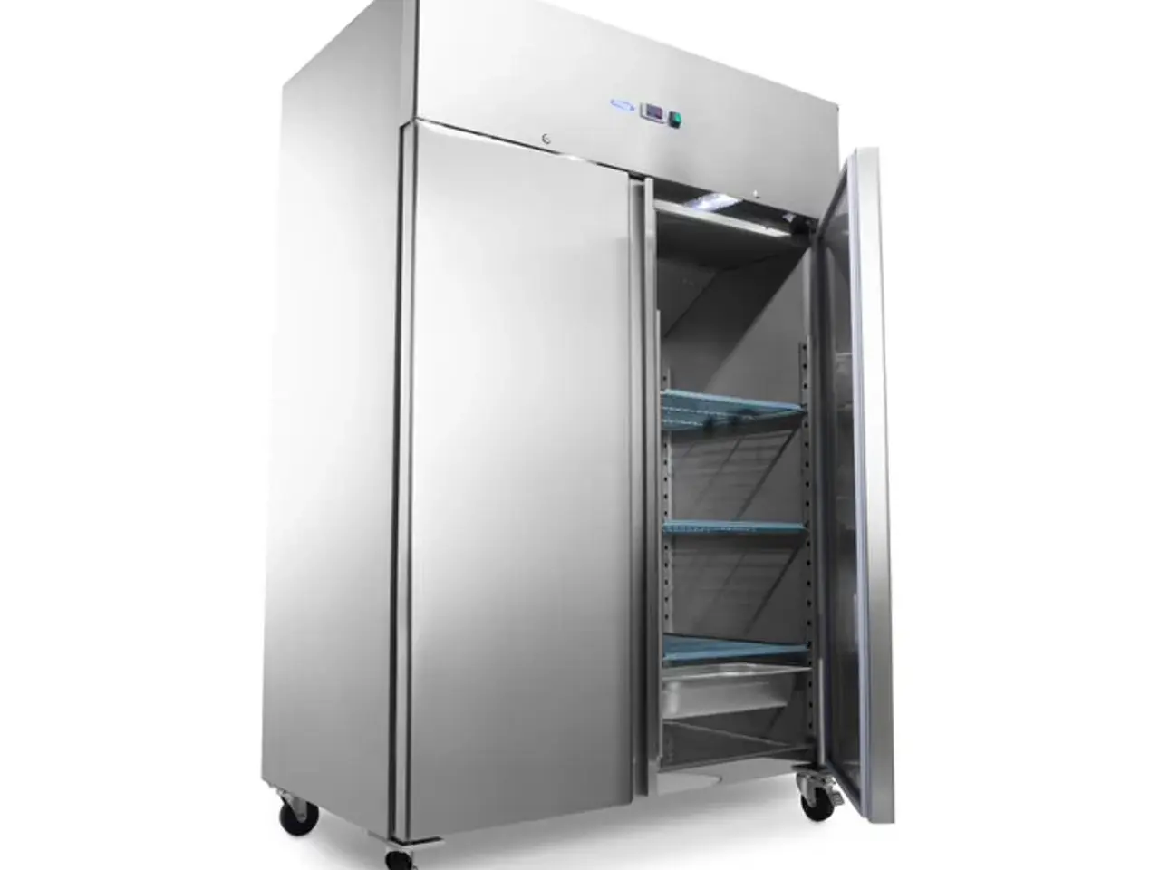 Billede 2 - Industrifryseskab 800 Liter – Rustfrit stål