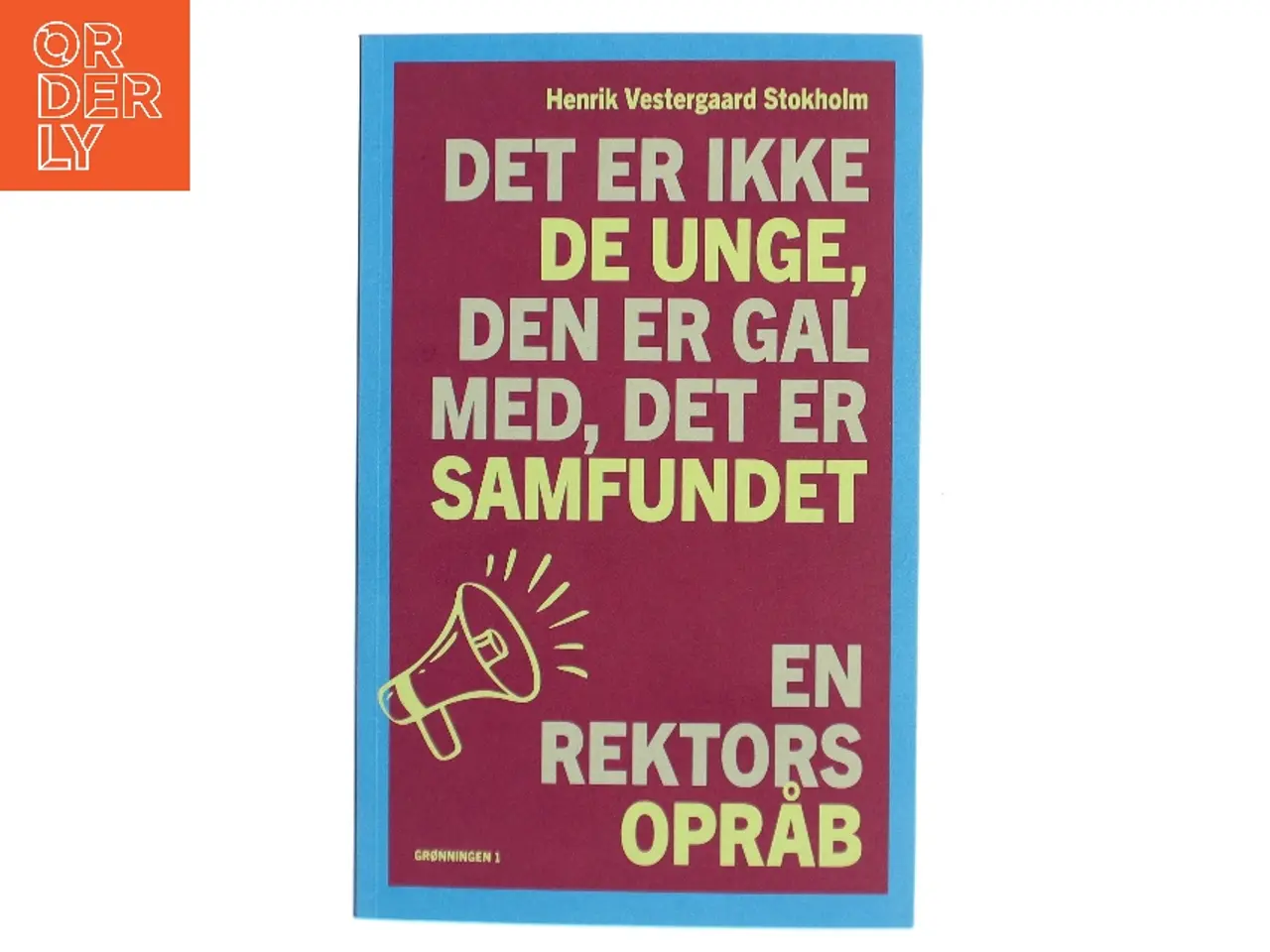 Billede 1 - Det er ikke de unge, den er gal med, det er samfundet : en rektors opråb af Henrik Vestergaard Stokholm (Bog)