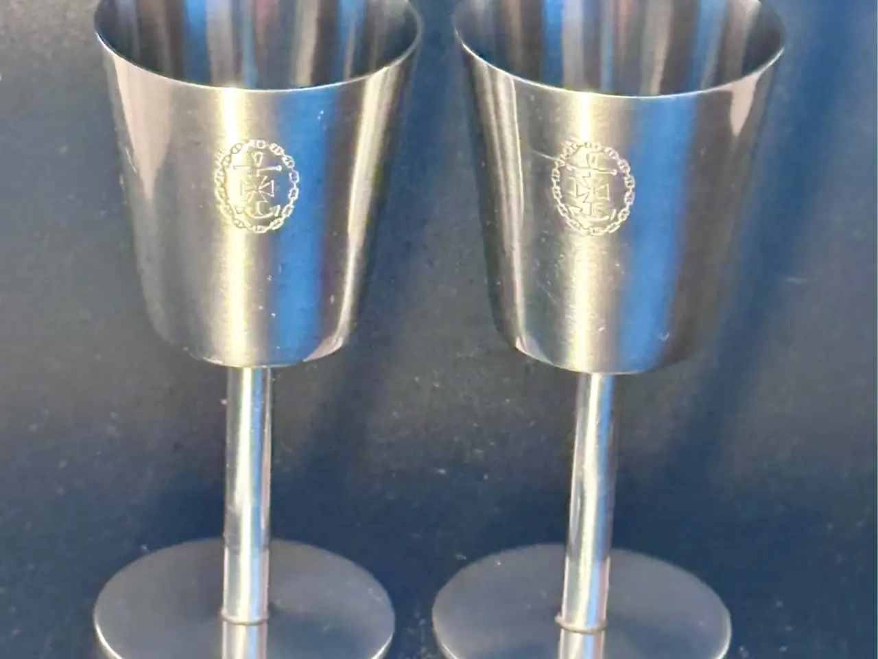Billede 6 - Vintage snapseglas og serverings fad.