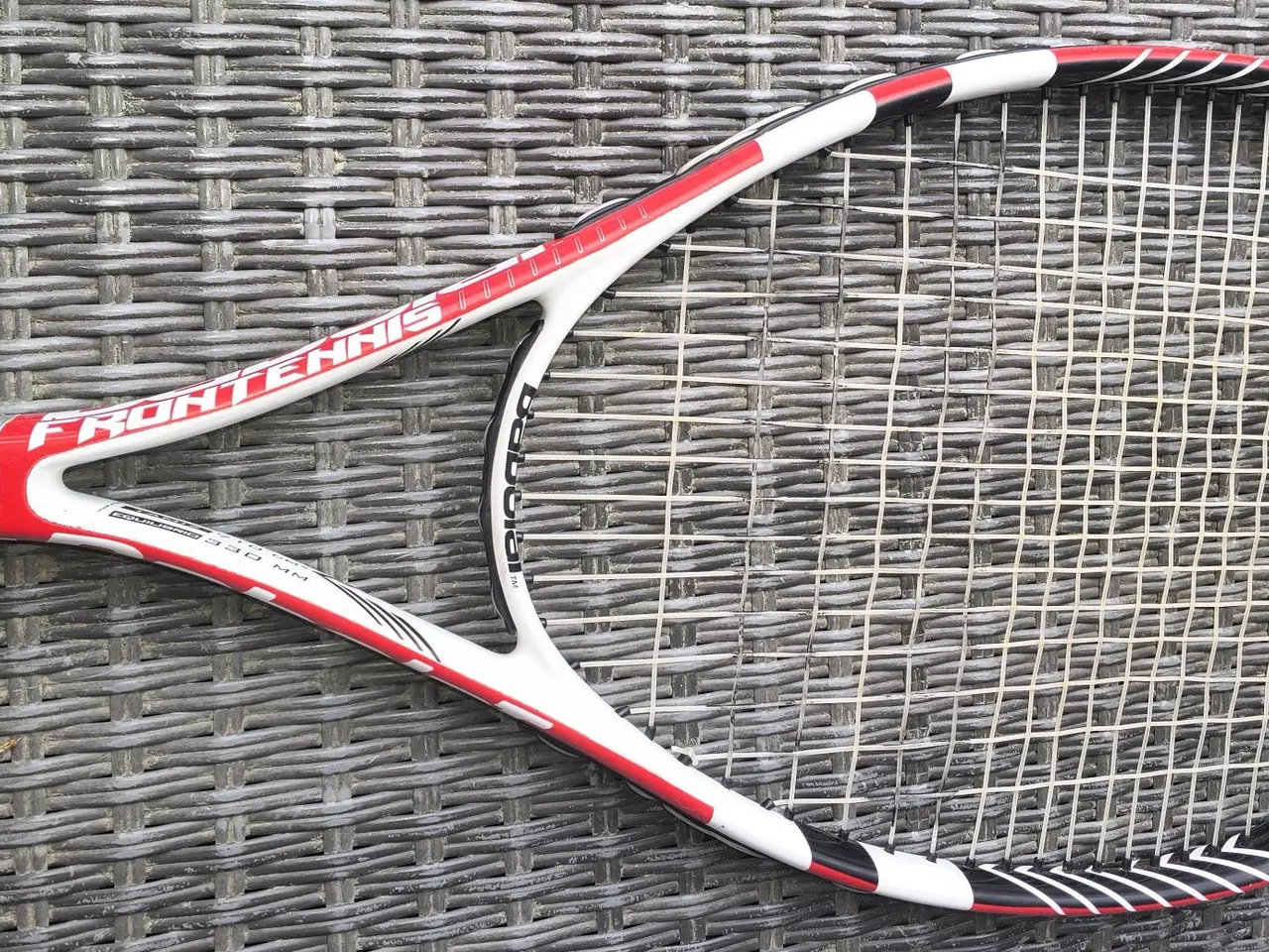 Billede 2 - BABOLAT FRONTENNIS GRAPHITE, STR. L/3 I FLOT STAND