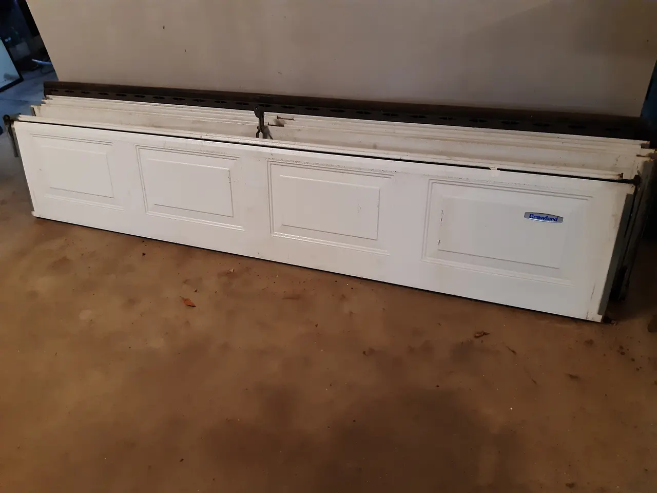 Billede 1 - Crawford elektrisk ledhejseport / garageport.