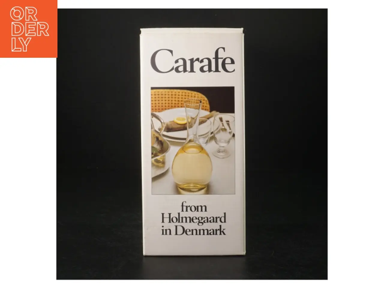 Billede 5 - Holmegaard glaskaraffel i original kasse fra Holmegaard (str. H. 24 cm)
