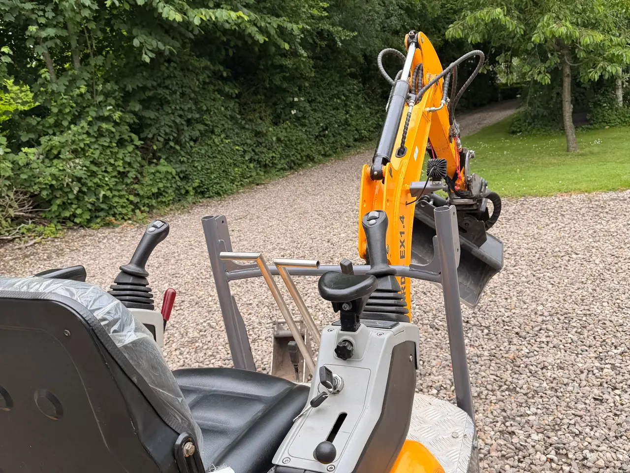 Billede 3 - Mini graver Yanmar 3 cylinder diesel med Joystick