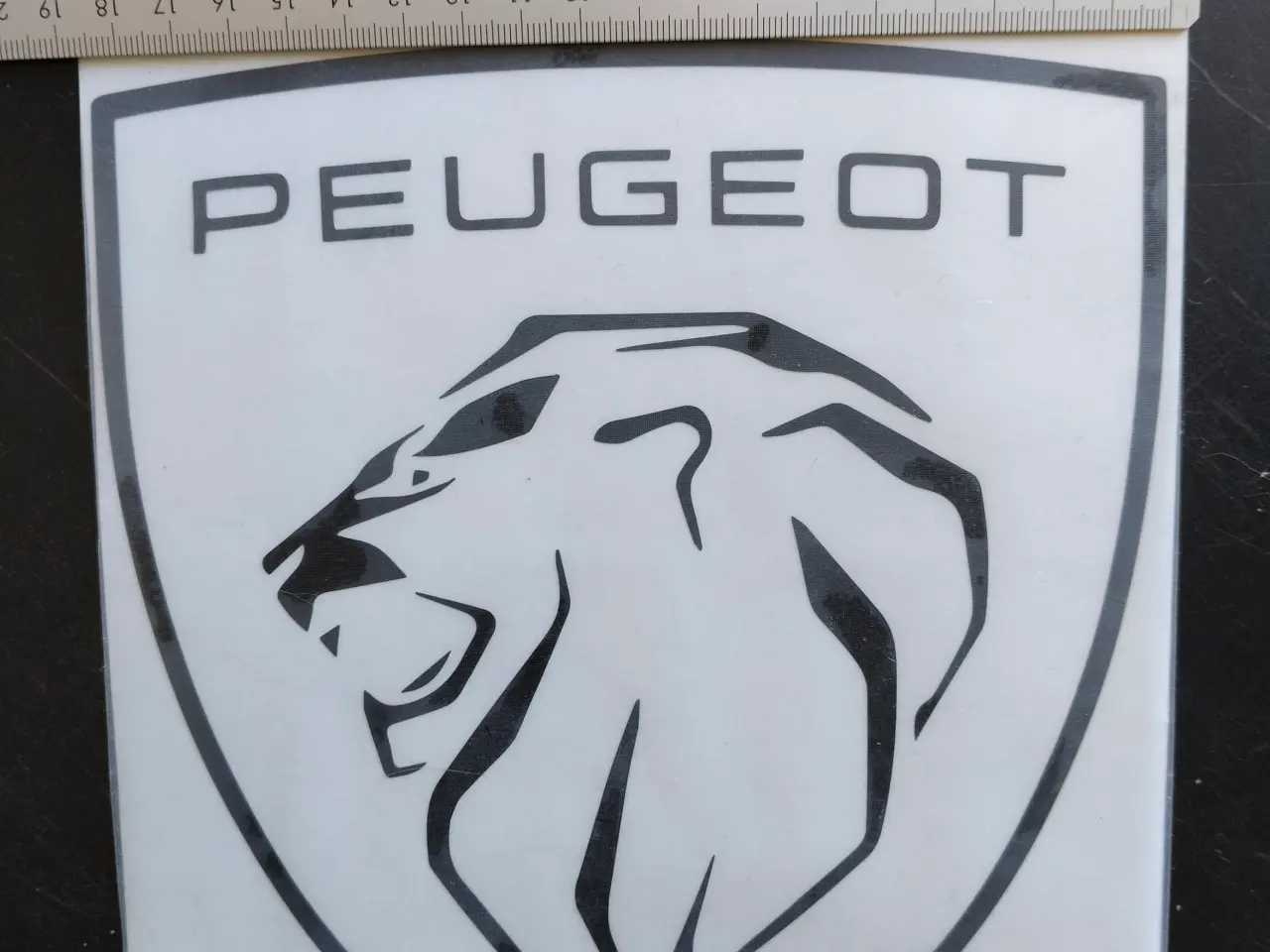 Billede 2 - Peugeot logo klistermærker