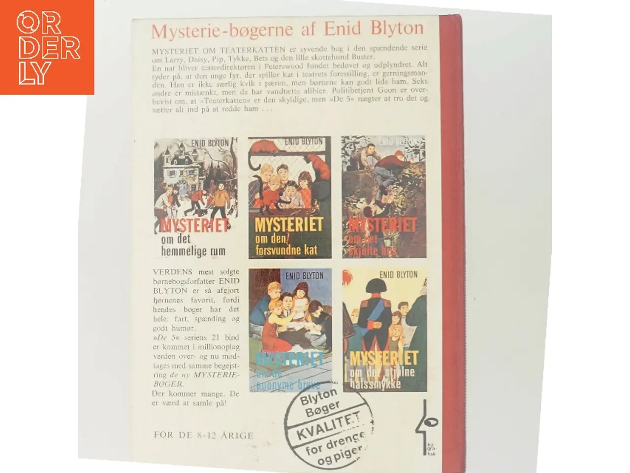 Billede 3 - Mysteriet om teaterkatten af Enid Blyton (Bog)