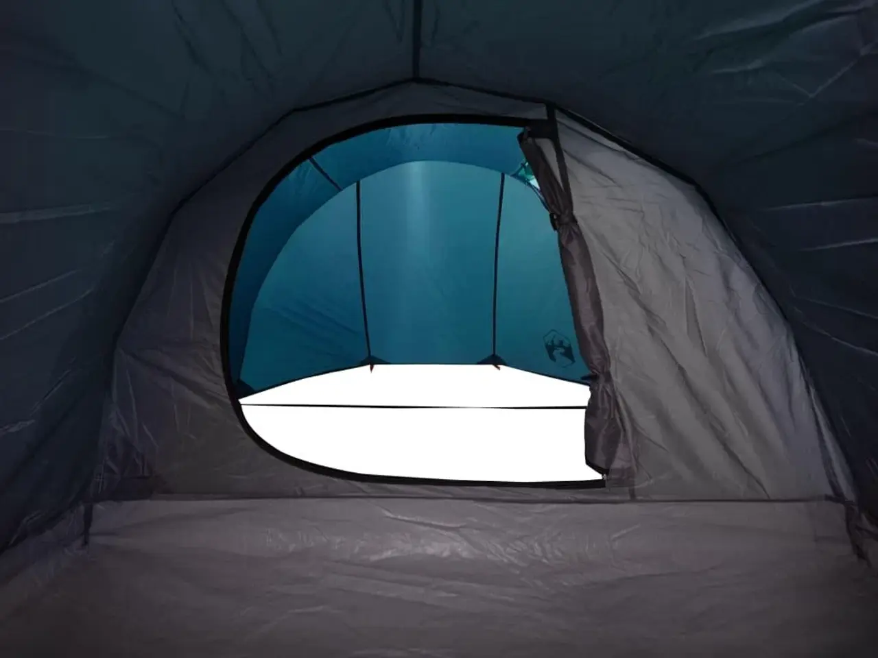 Billede 10 - 4-personers tunneltelt - vandafvisende campingtelt, blå