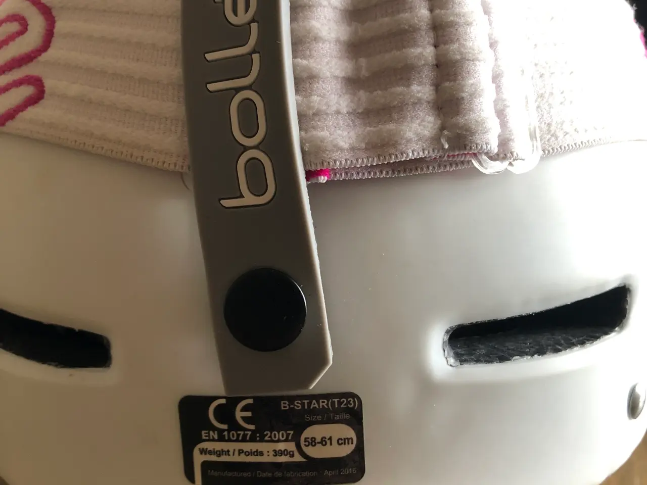 Billede 3 - Bolle skihjelm med skibriller