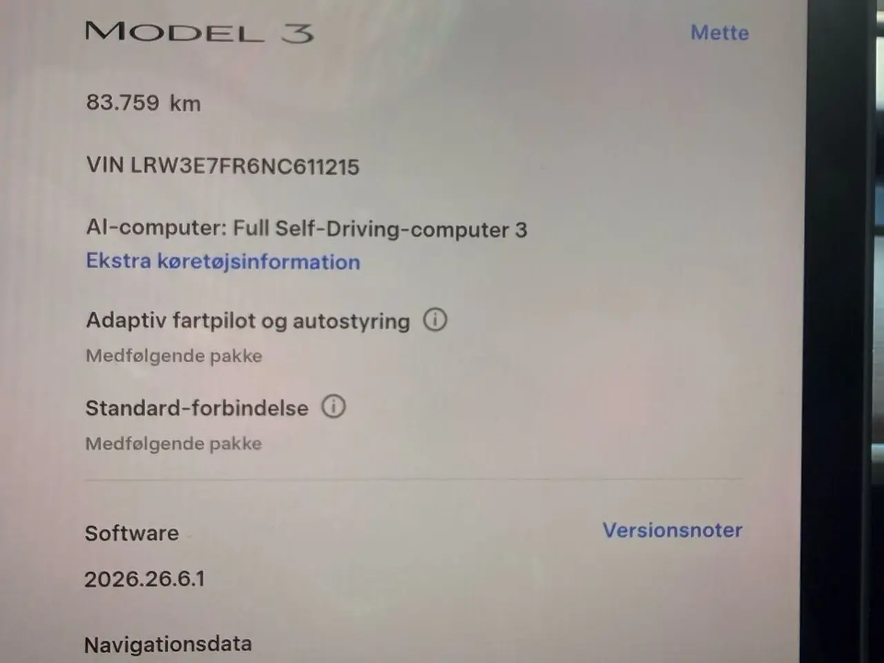 Billede 9 - Tesla Model 3 EL Standard Range 283HK Aut.