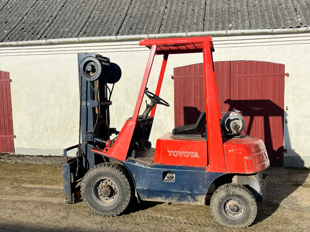 Billede 2 - Toyota FG20 gastruck med Triplex,gaffelflyt/sidesk